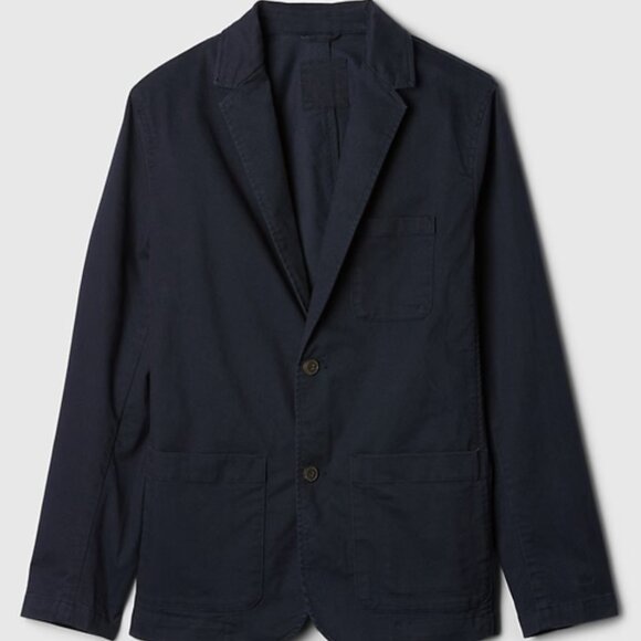 GAP Other - GAP Men's Navy Twill Two Button Blazer XL NWT Pockets